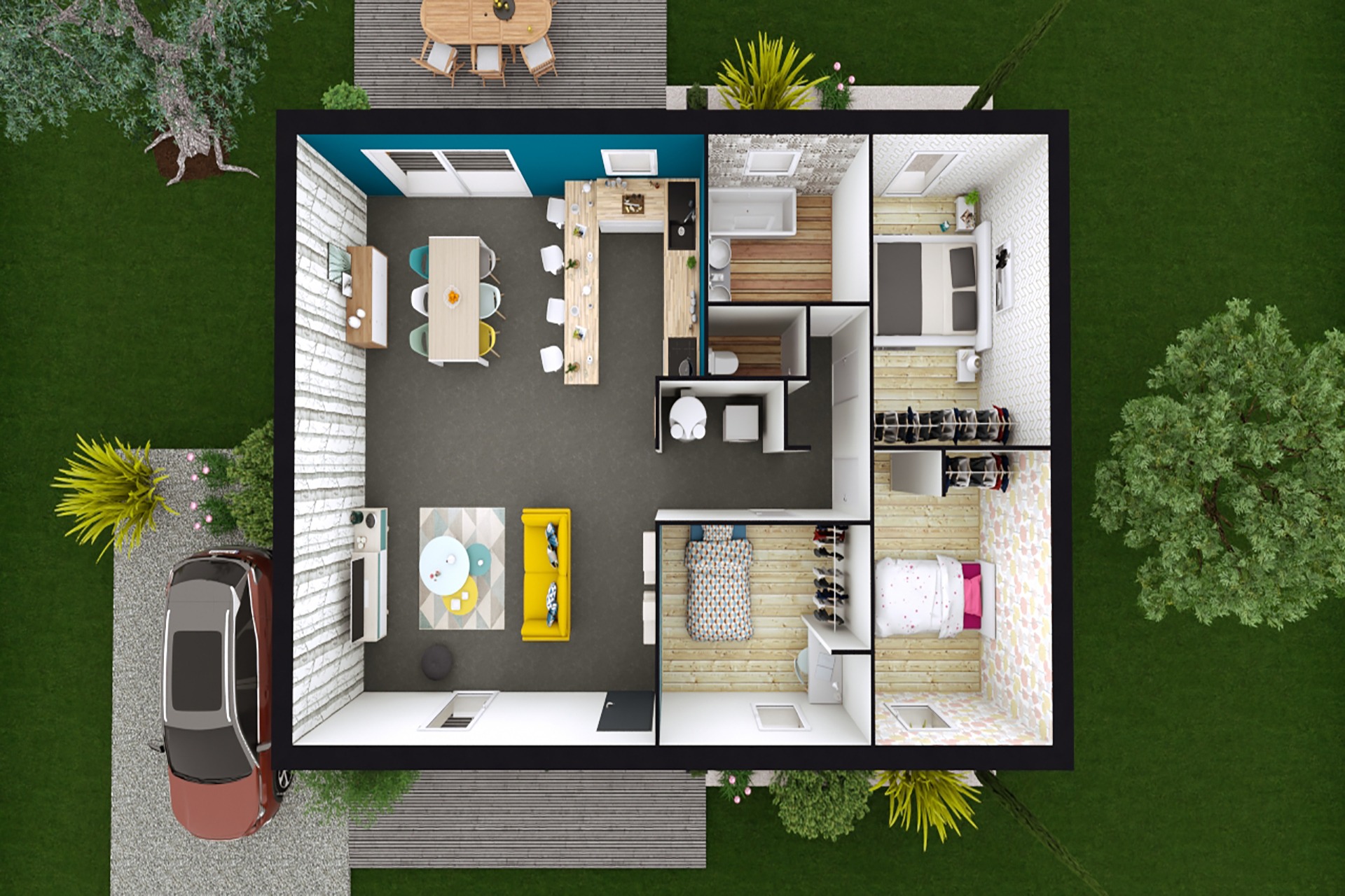 Maisons Pop! : une ligne de maisons modulables et personnalisables - Demeures C?�te Argent