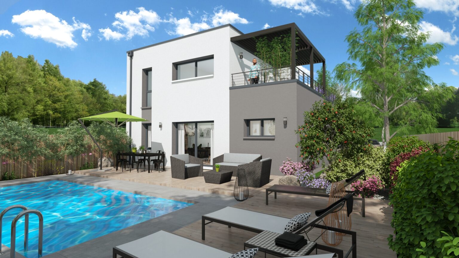 CLAC-JASMIN vue jardin a