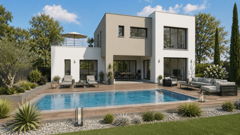 modèle ibiza, maison à étage