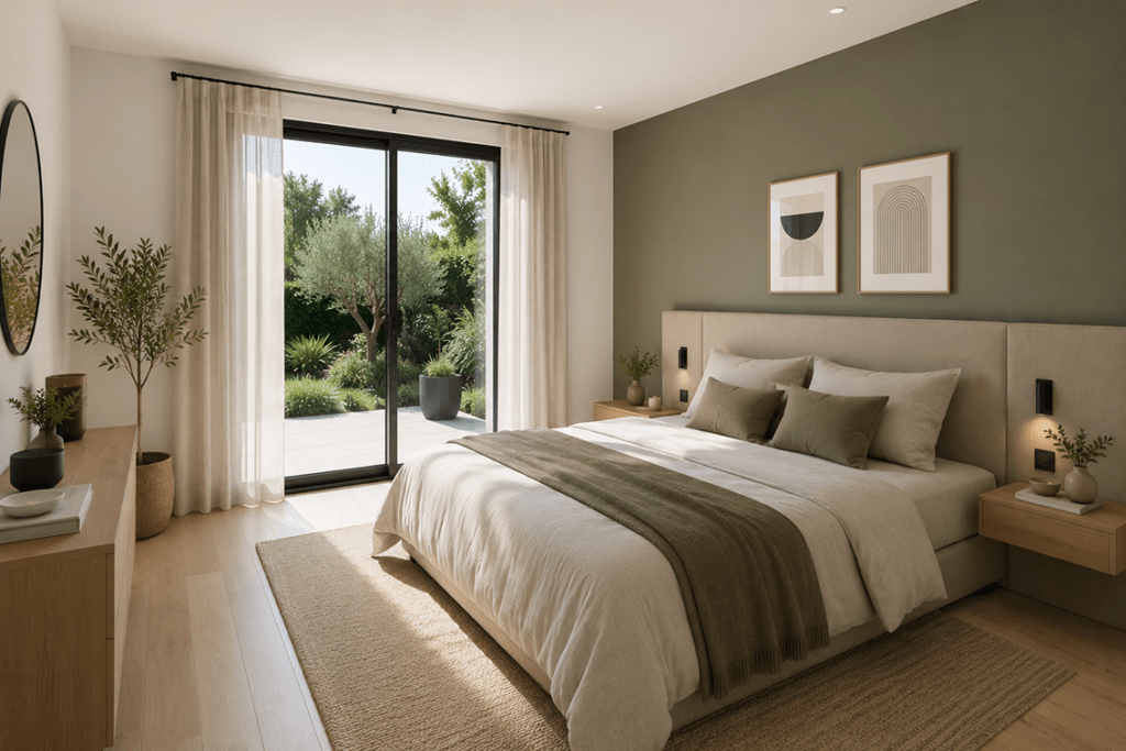 Exemple de chambre du modèle de maison Melbourne