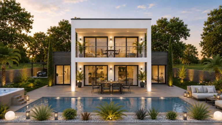 modele miami, maison a etage