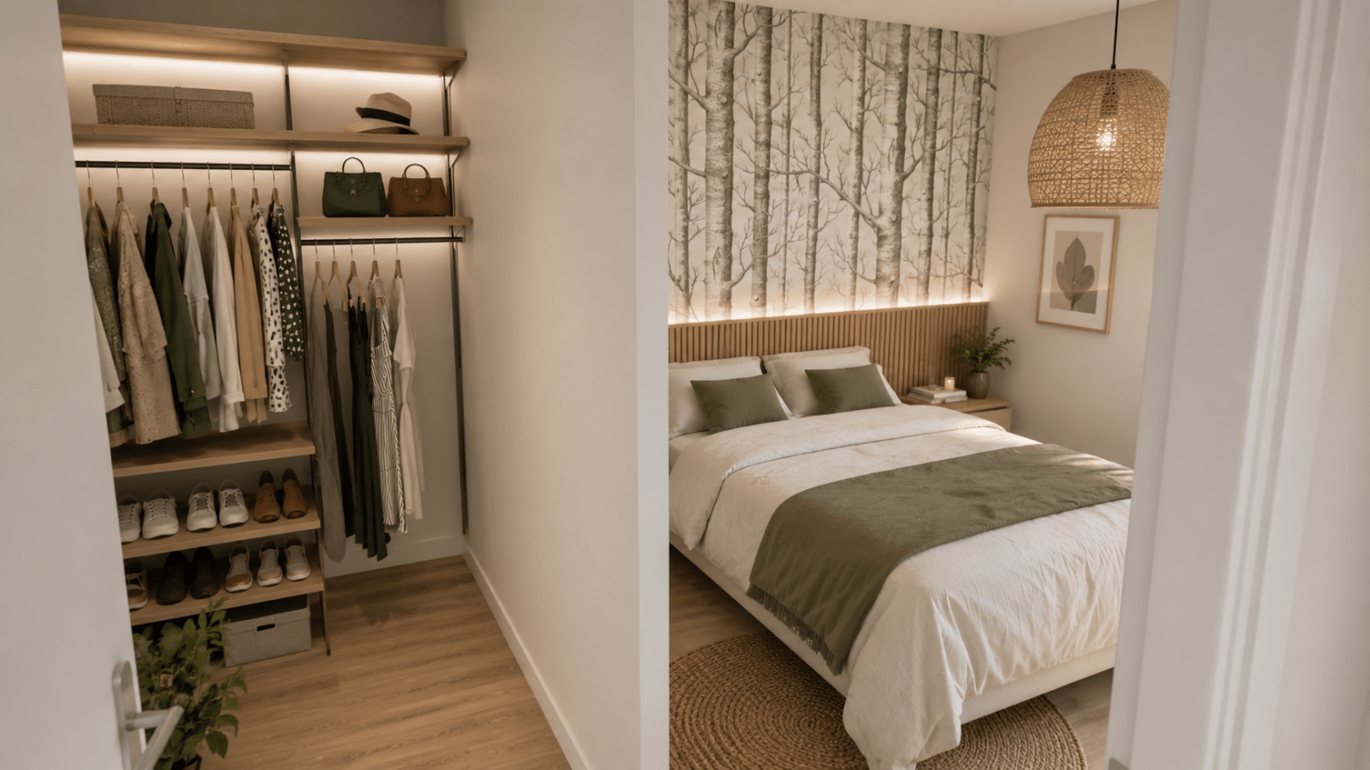 chambre à l'étage. modèle POP ! étage