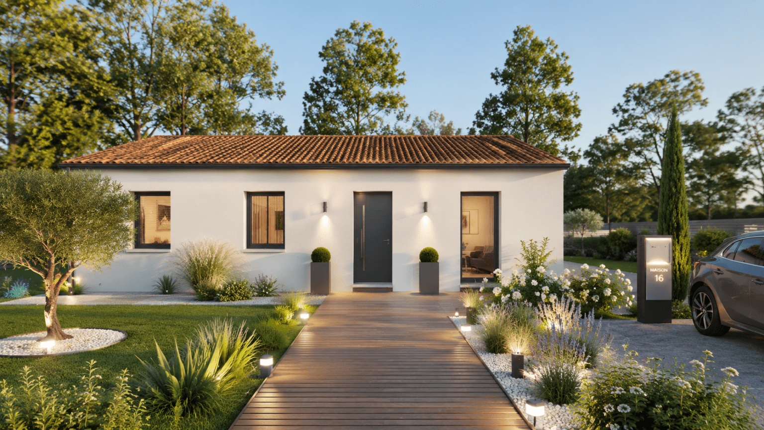maison plan 80 m2