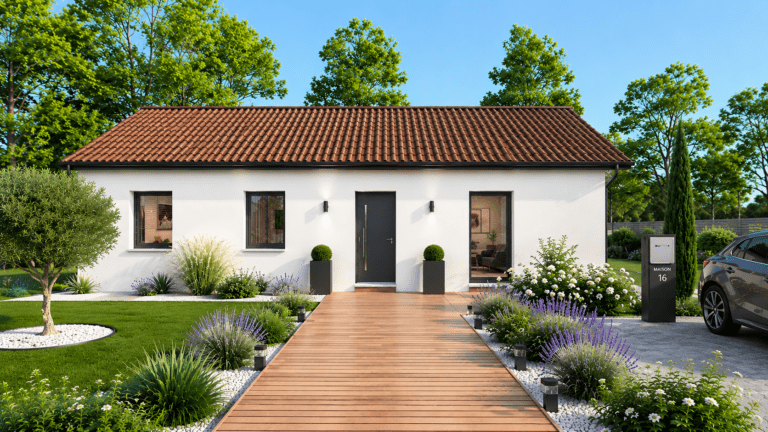 maison plan 80 m2