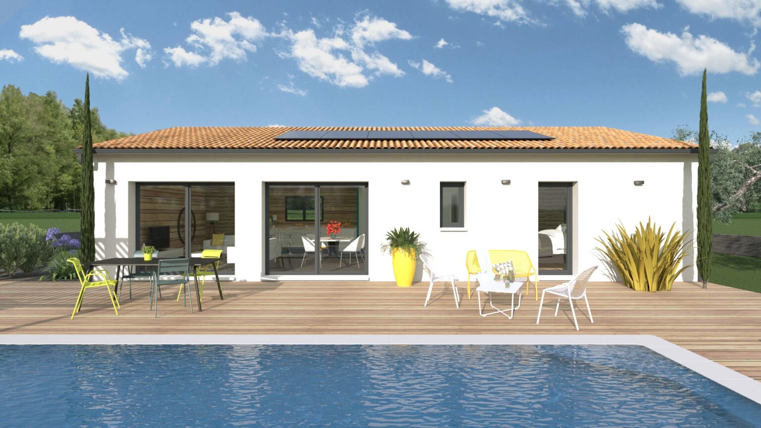 POP ! 100, modèle de maison pas chère par Demeures Côte d'Argent