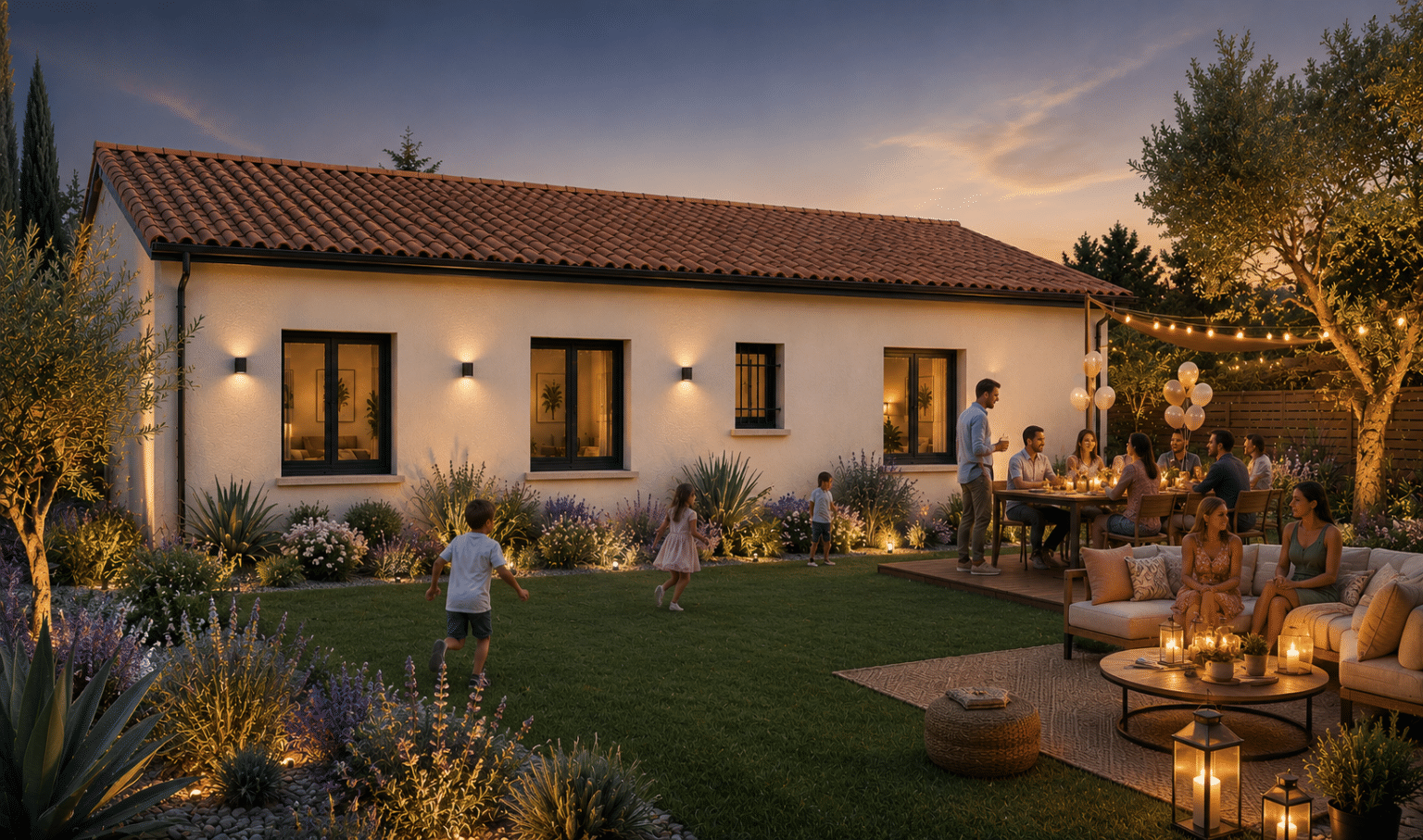 façade arrière du modèle de maison POP ! 80m2, horizontal