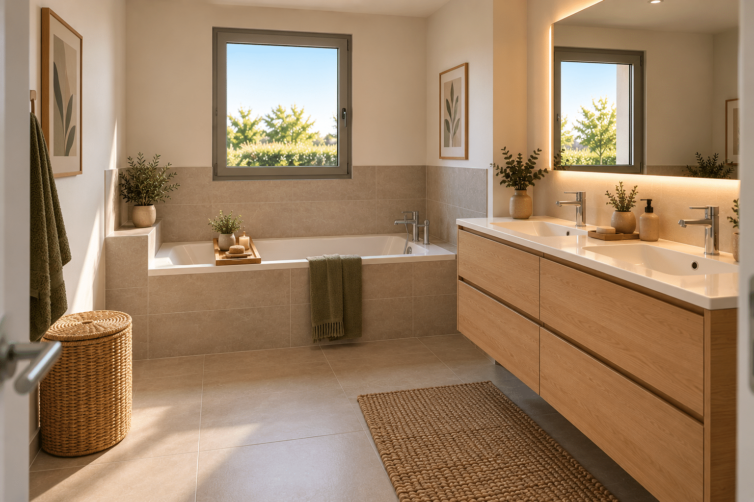 salle de bain du modèle de maison POP ! 90 m2