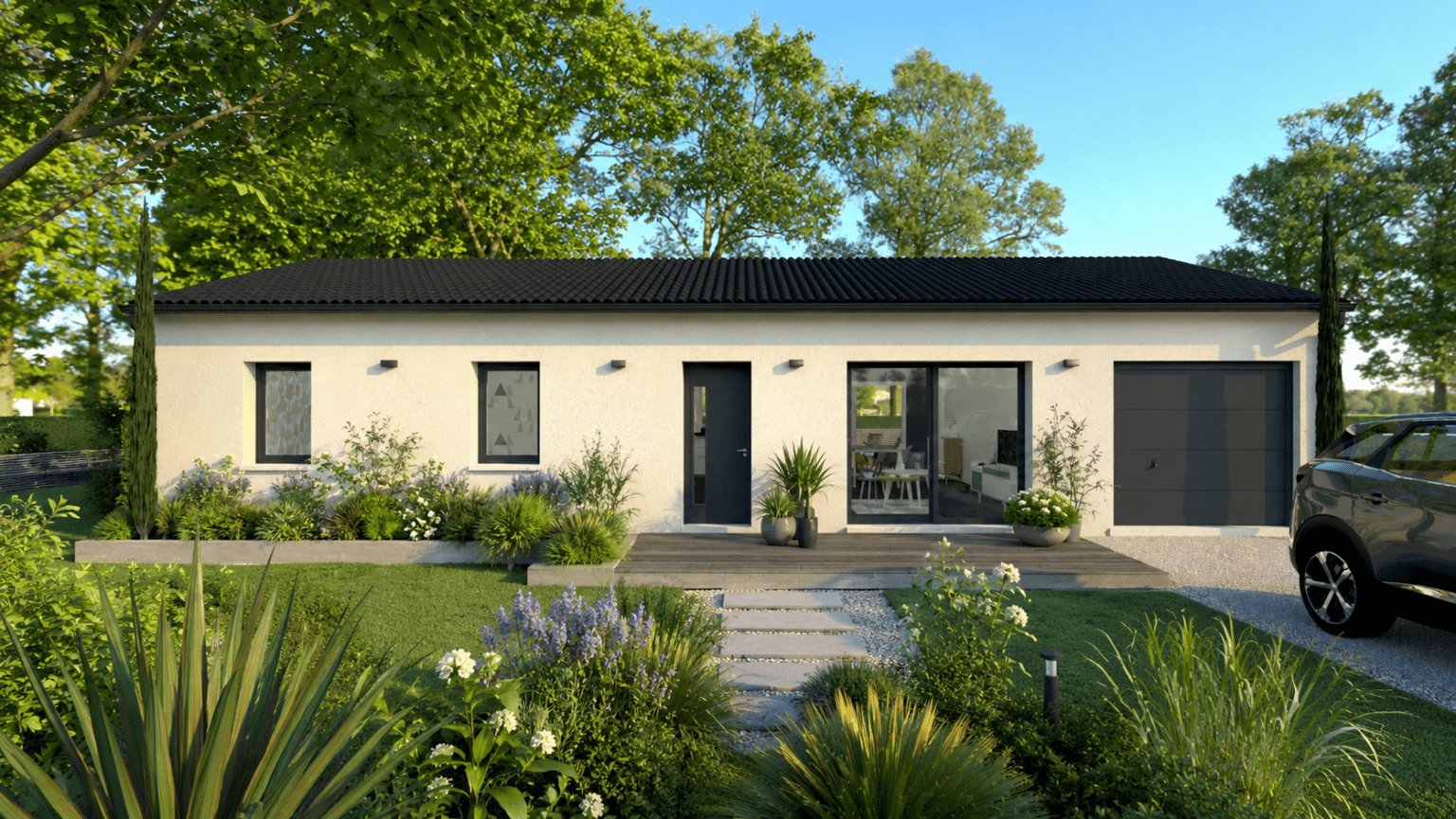 maison plan POP 90 m2