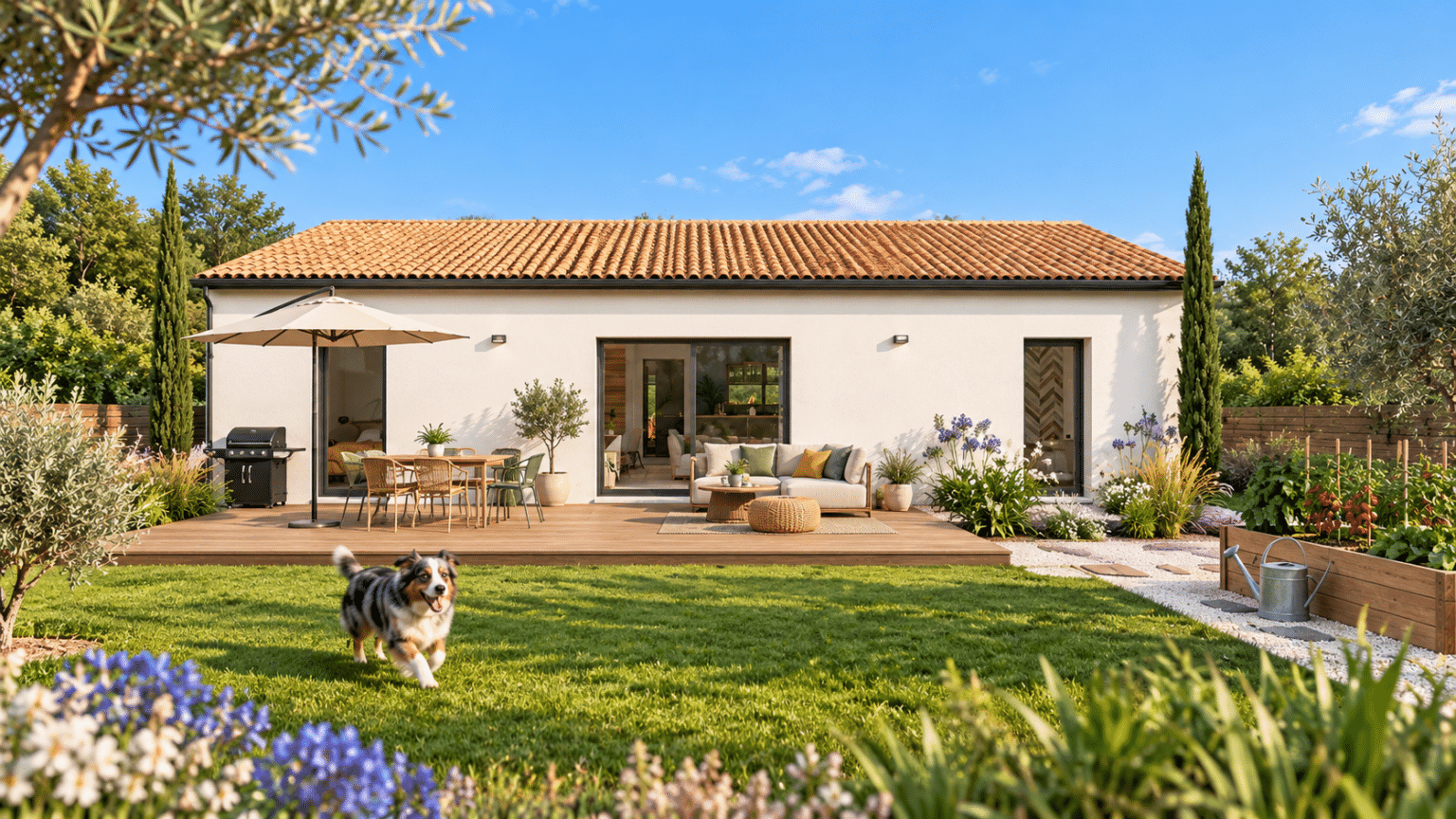 façade arrière du modèle de maison POP ! 70m2