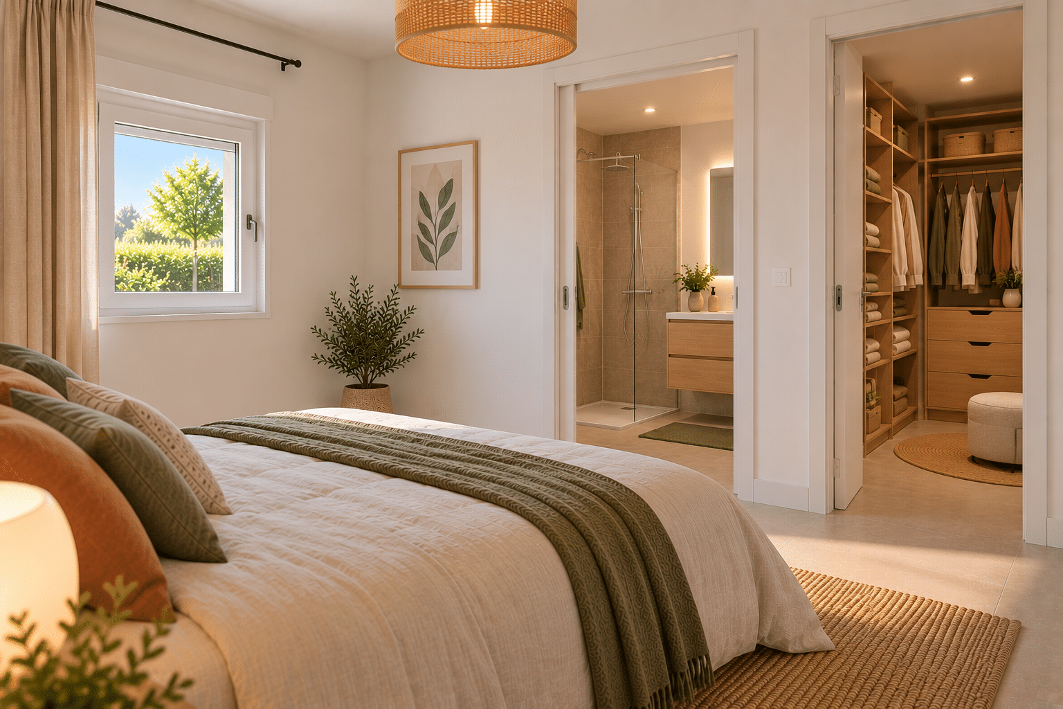 suite parentale du modèle de maison POP! 90m2