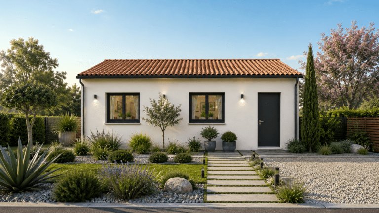 maison plan 60 m2