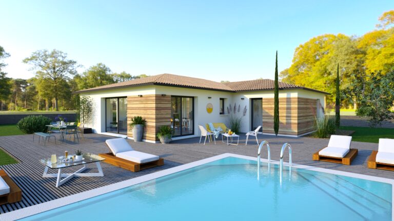 Modèle Alizé, modèle de maison avec plan en L
