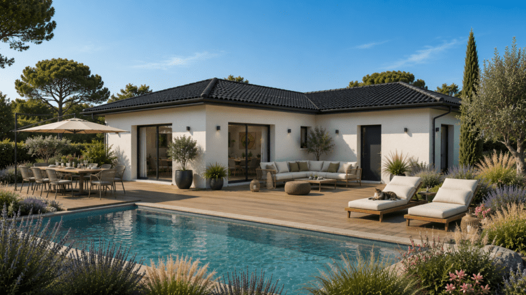 maison en L