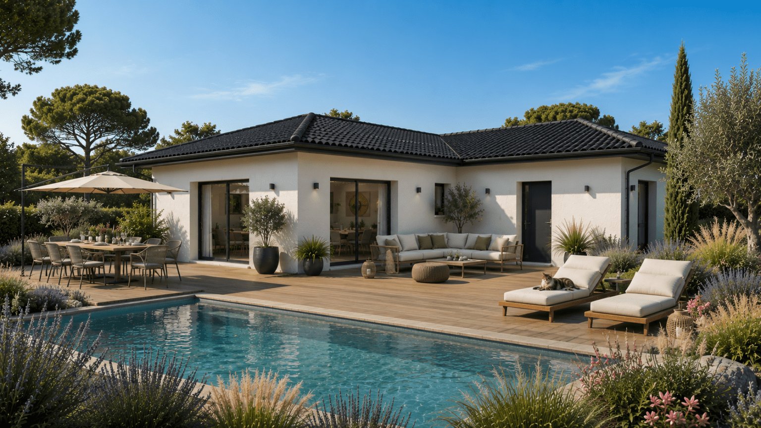 maison en L