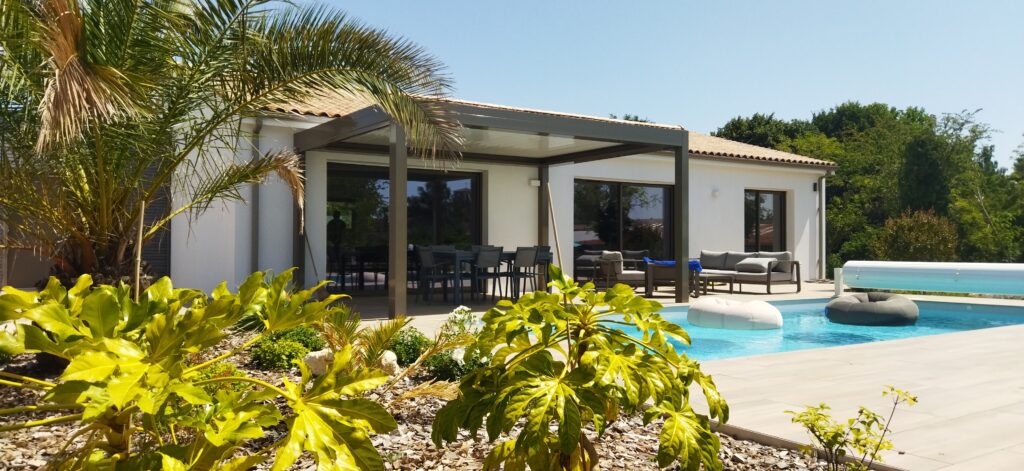 maison neuve construite par DCA sur la commune de Meursac (Charente-Maritime)