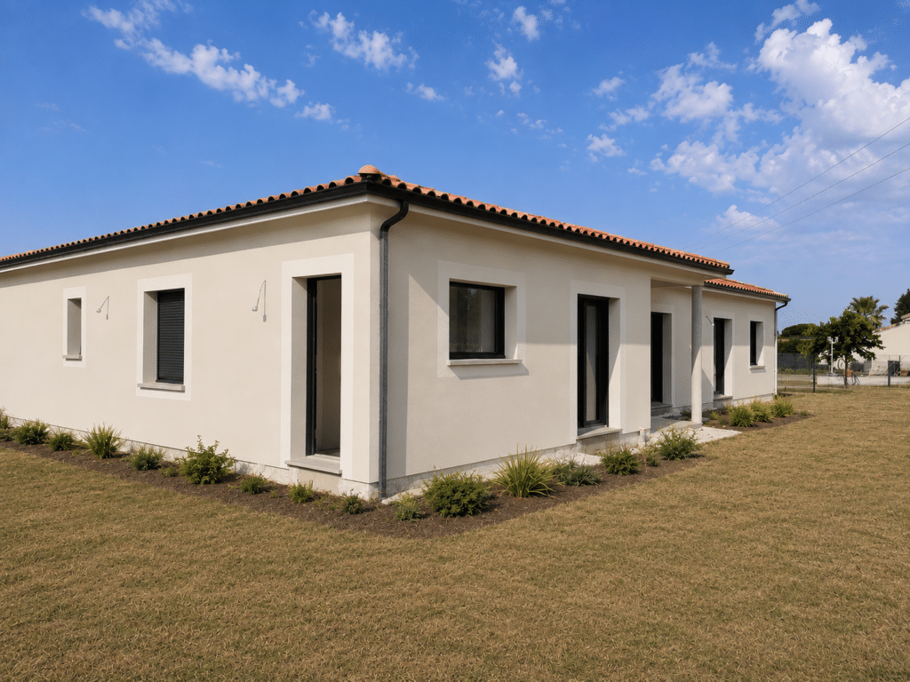 maison construite par DCA à St-Pierre-d'Eyraud (Dordogne)
