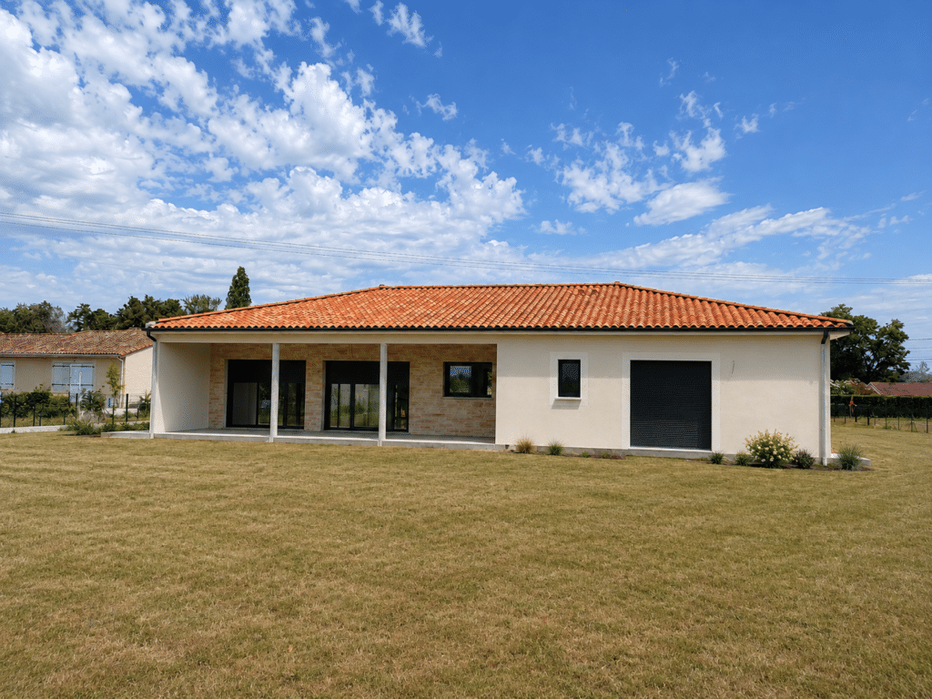 maison construite par DCA à St-Pierre-d'Eyraud (Dordogne)